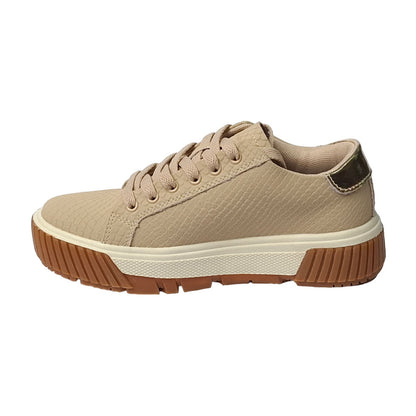 Zapatilla Carla Beige Gold